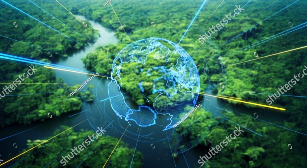 stock-photo-tropical-dense-forest-and-environmental-technology-wide-angle-visual-for-banners-or-2203611343